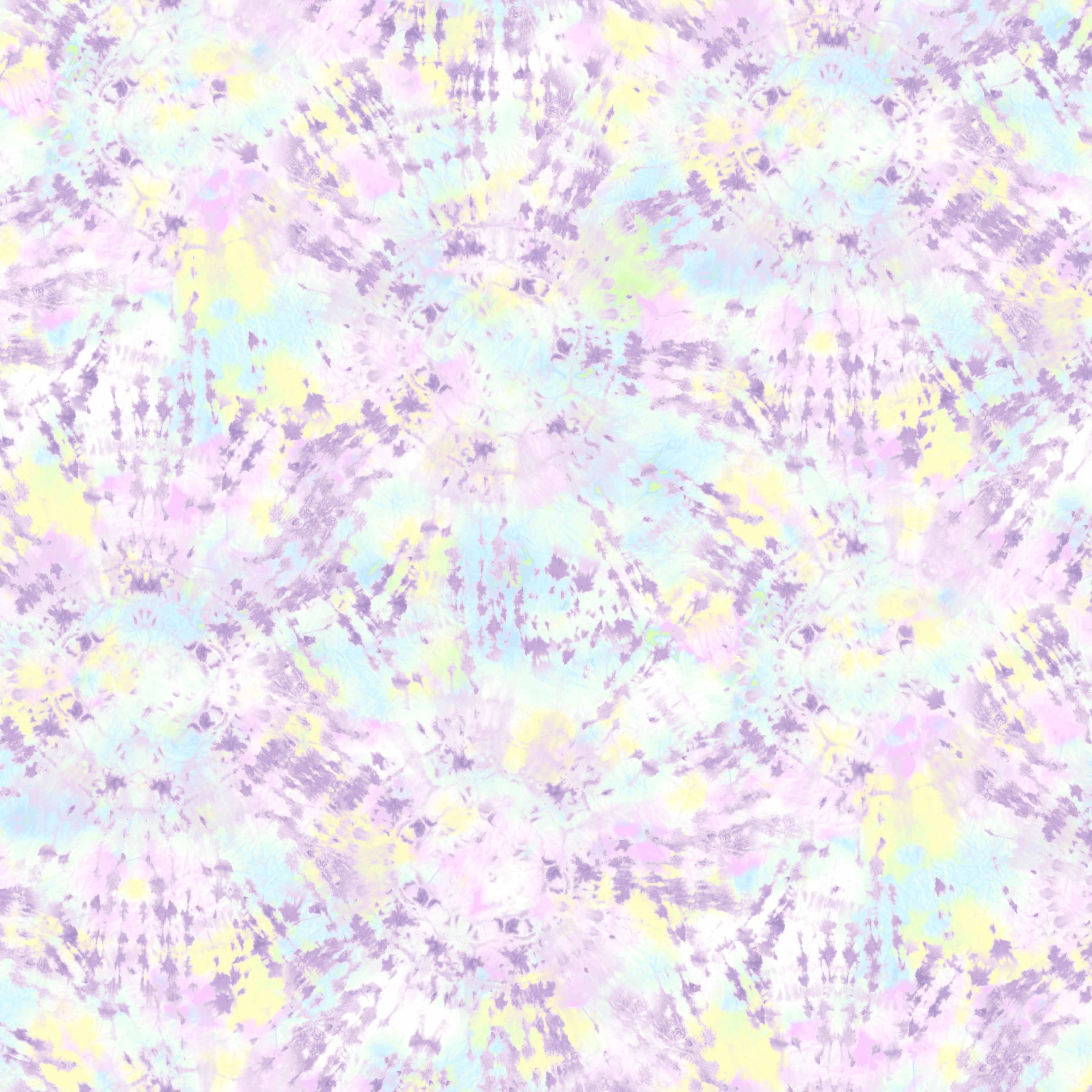 Lilac Mint Tie Dye Pattern Printed on HiMulti Chiffon Washed Fabric