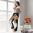 thumbnail image 5 of Susaid Sunflower Gnomes 4 Print Women Relaxing Pajama Pants Comfy Pj Bottoms Soft Printed Lounge Pant with Pockets, Home Pants-XX-Large, 5 of 6