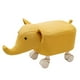 thumbnail image 5 of Reposapiés Otomano Reposapiés de Animales Taburete Bajo con Ruedas Giratorio de 360  degree Sofá para Niños Banco Decoración de La Habitación para El Hogar, Amarillo mayimx Escabel, 5 of 9