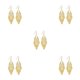 thumbnail image 1 of Qarigey 2 Piezas Aretes Barroco Accesorio de moda Día de San Valentín para Festivos Dorado Type2 NO2 Qarigey CBP201637, 1 of 6