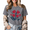 Grey-1, variant on Giffimy Women's Vintage Distressed Red Tulip Bouquet Floral Graphic Short Sleeve T-shirt Loose Fit Casual Everyday Tee