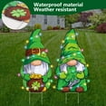thumbnail image 5 of YIBAGA St Patricks Day Yard Signs Extra Large Outdoor Decorations 2pcs Gnomes with Stakes with LED Lights, 5 of 7