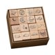 thumbnail image 2 of Sello de goma,Sello de goma de madera para hacer diarios para niños,Tarjetería Sellos de Madera para Manualidades Estrellas Arcilla,Arte Decorativo Artesanía Diario Diario, 2 of 9