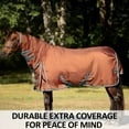 thumbnail image 2 of STORM SHIELD Extreme II Medium Attached Neck Horse Turnout Blanket | Purple | Size 84, 2 of 13