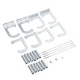 thumbnail image 1 of Mistaha Silver Aluminum Alloy LS Coil Relocation Brackets Mounting Bracket Kit with Remote Mount Feature, 1 of 6