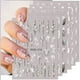 thumbnail image 5 of 6pcs pegatina de uñas 5D CAMELLIA pegatina de uñas para uñas de acrílico decoración de diseño, 5 of 5