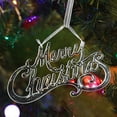 thumbnail image 2 of Estatua colgante de acrílico con forma de de Navidad, regalo creativo y reutilizable, decoración navideña, adorno con letras colgantes para 15 centímetros, 2 of 8