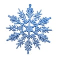 thumbnail image 1 of Copos de nieve brillantes de 10 cm, 24 piezas de copos de nieve de invierno, decoración de copos de nieve para niños y adultos, 1 of 6