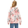 thumbnail image 4 of Kids' Hooded Pullover Sweatshirt Casual Tops Long Sleeve Print Hoodies Pocket Koala and Strawberry Pattern, 4 of 9