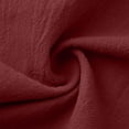 thumbnail image 4 of Craaazy Women's Summer Solid Color Short Sleeve Topss, V Neck Ruffle Trim Casual Shirt, Loose Fit Comfy Blouse for Everyday Outfits Gifts, 4 of 6