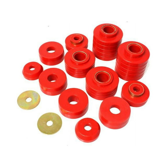 Body Mount Set - Compatible with 1980 - 1996 Ford F-350 1981 1982 1983 1984 1985 1986 1987 1988 1989 1990 1991 1992 1993 1994 1995