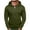 Z-249Green, variant on Men Thick Hoodies With Pocket Solid Color Zipper Long Sleeve Drawstring Loose Fit Comfortable Sweatshirt For Autumn Winter Daily Wear,Grey,M
