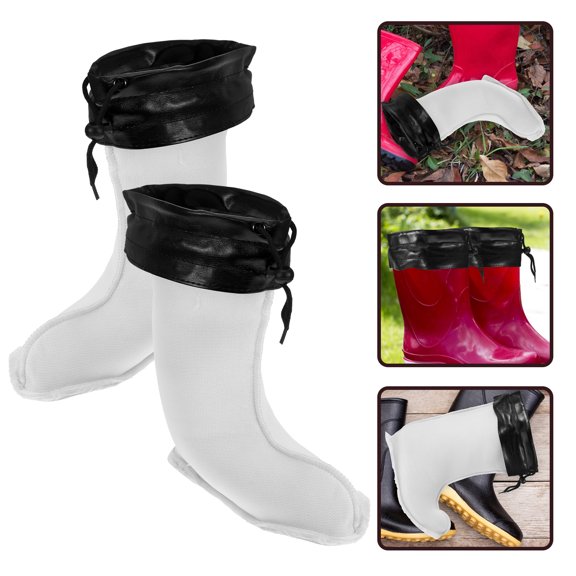 1 Pair of Rain Boot Liners Thermal Boot Socks Replacement Liners for Rain Boot Detachable Boot Liners