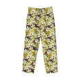 thumbnail image 4 of Xecao Lilies Flowers Men's Straight Lounge Pajama Pants: The Ultimate in Comfortable Sleepwear, 4 of 9