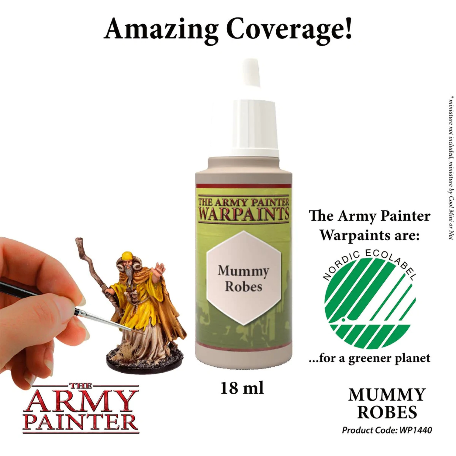 The Army Painter Warpaints: Mummy Robes - Farbtopf Für Miniaturen