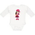 thumbnail image 3 of Inktastic Pirate Captain Girls Long Sleeve Baby Bodysuit, 3 of 5