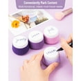thumbnail image 5 of Micebay Travel Containers for Toiletries 4 Pack, TSA Approved Travel Size Toiletries, Portable Size Containers, With Clear Bag Leak Proof Silicone Jars, Essentials Creams Jars Carrying Small Items, 5 of 16