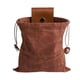 thumbnail image 4 of Bolsa multiusos para recolectar frutas, ideal para viajes. Riñonera con cordón ajustable. marrón, 4 of 8