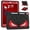 Black+Red, variant on Case for iPad 10.2-inch 9th Generation 2021 / iPad 8th Generation 2020 / iPad 7th Gen 2019 Multiple Protection Shockproof Contrast Color Cover With Stand and Pen Holder