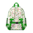 thumbnail image 2 of Watercolor Flower Pattern Student Backpack Spacious Adjustable Straps Chest Buckle Water-resistant Lightweight School Backpack for Student and Students, 2 of 6