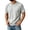 Light Gray, variant on Men's Vintage Washed Crewneck Short Sleeve T Shirt Casual Loose Fit Retro Style Tee Breathable Lightweight Comfortable Tops