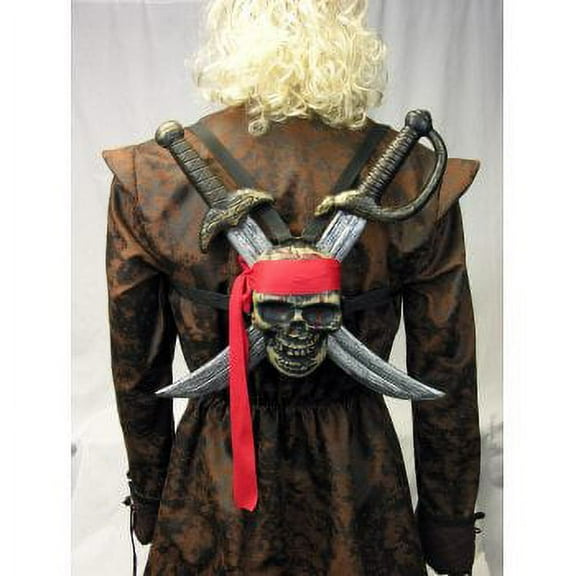 PIRATE SKULL SET-SWORDS