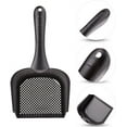 thumbnail image 3 of Cat Litter Shovel Reptile Glass Container Fine Sand Shovel Pet Poop Shovel Cat Shovel Small Sieve Shovel Cat Litter Shovel Pet Reptile Glass Container Bedding Garbage Cleaner Shovel Net Shovel (1 Piece, Black), 3 of 5