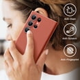 thumbnail image 7 of JETech Slim Fit Case for Samsung Galaxy S23 Ultra 5G 6.8-Inch, Soft TPU Thin Protective Phone Cover with Matte Finish, Shockproof (Red), 7 of 7