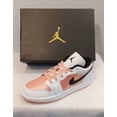 thumbnail image 2 of New N I-K-E A i r-Jor-dan 1 Low GS Shoes~ Madder Root (DM8960-801) Sz 6Y/Women's 7.5, 2 of 6