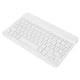 thumbnail image 4 of Teclado inalámbrico de 10 pulgadas, delgado, resistente al agua, estilo tijera, inalámbrico, Bluetooth, francés, AZERT, para tableta, teléfono, computadora, color blanco, 4 of 12