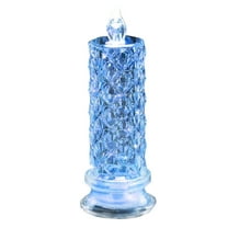 1 Pcs Flame-Free LED Pillar Candles, Battery-Powered Romantic Candles For Valentine's Day, Anniversaries, Weddings And Xmas Decor