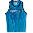 thumbnail image 1 of Aeropostale - Camiseta sin mangas bordada para hombre, color azul, XXL, 1 of 1