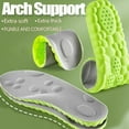 thumbnail image 2 of 2026 New Steppers Insoles for Men & Women, 2 Pair 4D Cloud Massage Memory Foam Insoles with Arch Support for All-Day Comfort(Orange, Men 10 / Women 11), 2 of 8