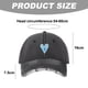 thumbnail image 2 of Gorra de béisbol con parte superior suave y ajustable con forma de corazón y agujero retro para mujer, de 54 a 60 cm de circunferencia, con ala ancha, 2 of 5
