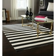 thumbnail image 1 of Home Trends Area Rug 4 Ft. 11 In. X 6 Ft. 9 In. Black/White Stripe, 1 of 1