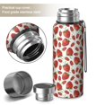 thumbnail image 2 of 20 Oz White Strawberry Plants Fruit Coffee Tumbler Double Wall Insulated Stainless Steel Water Bottle | Metal Reusable Thermoses Flask with Cup Cap | Leak & Sweat Proof with Anti-Dust Lid, 2 of 7