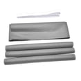 thumbnail image 4 of Tope de tiro para debajo de la puerta, tira de sellado para puerta, multiusos, fácil de instalar, tapón de barrido para huecos de ventanas de garaje Gris, 4 of 8