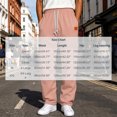 thumbnail image 5 of Sport Drawstring Mens Straight Leg Pants,Zipper Pocket Slim Versatile Solid Sweatpants Casual,Fitness Exercise or Hiking Travel Daily Outdoor Wear,Pink,XXL, 5 of 5