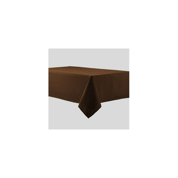 Nappe 63"x63 Pouces Tissu 6 oz. 100 % Polyester Filament "Visa Plus" Couleur Chocolat 2/paquet