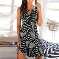 thumbnail image 2 of DTBPRQ Summer Dresses for Women Casual Sleeveless Tshirt Beach Flowy Tank Sundresses, 2 of 5