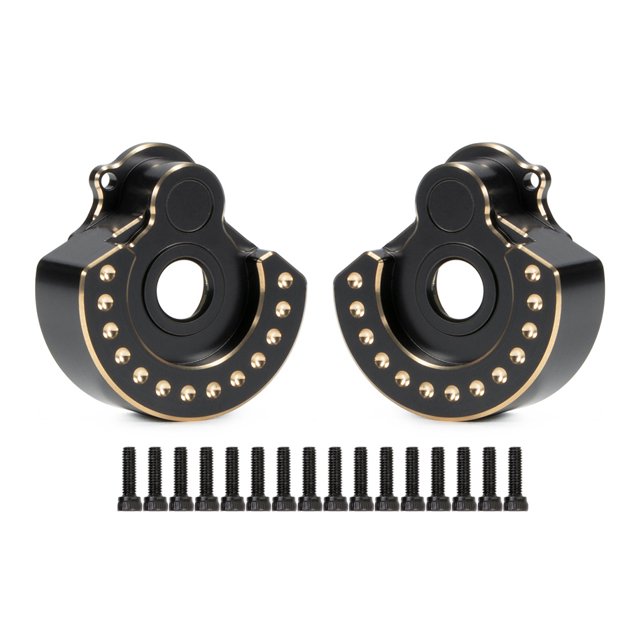 Contrapeso de latón Vogacara 1/10 para TRX4 RC negro