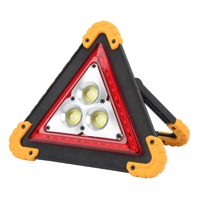 Car Warning Triangle Lamp, 4 Modes Power Saving IP65 Waterproof Portable Warning Triangle Light Portable Flexible for Malfunction Repair