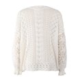 thumbnail image 5 of gakvbuo Plus Size Pullover Sweaters For Women Long Sleeve Sweatshirts Fall Tunic Tops Women's Casual Long Sleeve O-Neck Solid Ladies Knitted Sweater Tops, 5 of 8