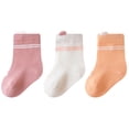thumbnail image 2 of Krdevn 3-Packs Soft Baby Socks for Toddlers Cozy Kids Socks with Cute Cartoon Designs Breathable Comfortable Everyday Wear,3-5 Years, 2 of 8