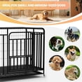 thumbnail image 4 of 42" Chew-Proof with Divider Panel Upgraded Escape-Proof, Folding Dog Crate, Pet Dog Crate, Heavy Duty Indestructible Dog Crate, Dog Kennel Indoor, for High Anxiety Dogs, 4 of 8