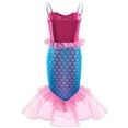 thumbnail image 4 of Mermaid Costume Ariel Dress for Toddler Grils Birthday Party Size 5-6 (K63,130CM), 4 of 8