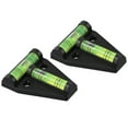 thumbnail image 3 of 2Pcs Two Way T-Shape Level Plastic Small Level Bubble For Adjusting Level For Tv Caravan Camera Triangle Level Measuring Tool Orange Smile Home, 3 of 9