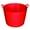 Red, variant on Little Giant 11 Gal Heavy Duty Farm Bucket Poly/Rubber Flex Tub w/Handles