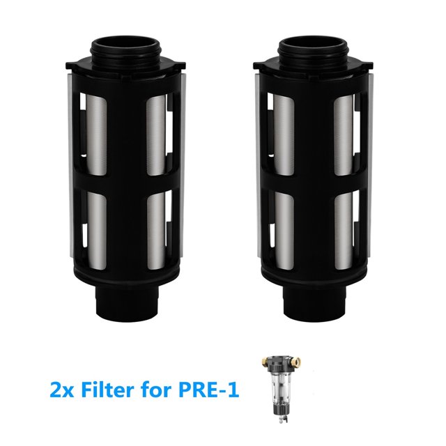 Prefilter Whole House Spin Down Sediment Filter Central Pre-Filtration System Reusable Water Filter Traps Rust, Dust, Sand