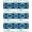 Blue White, Pattern 19, variant on ODIKA 8'x10' Washable Area Rug Non-Slip Chair-Friendly Mat Nautical Layered Border Front Doormat Stripe Welcome Striped Door Playful for Dining Room, Large Office, Lounge